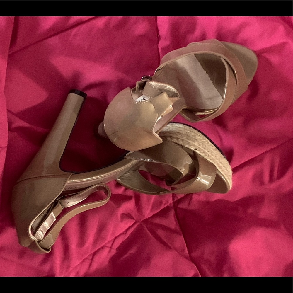 Brown Tall heels to wear with jeans or a blouse